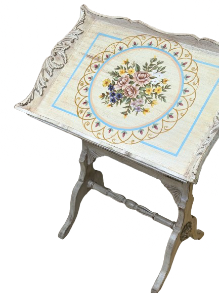 Vintage Floral Serving Table