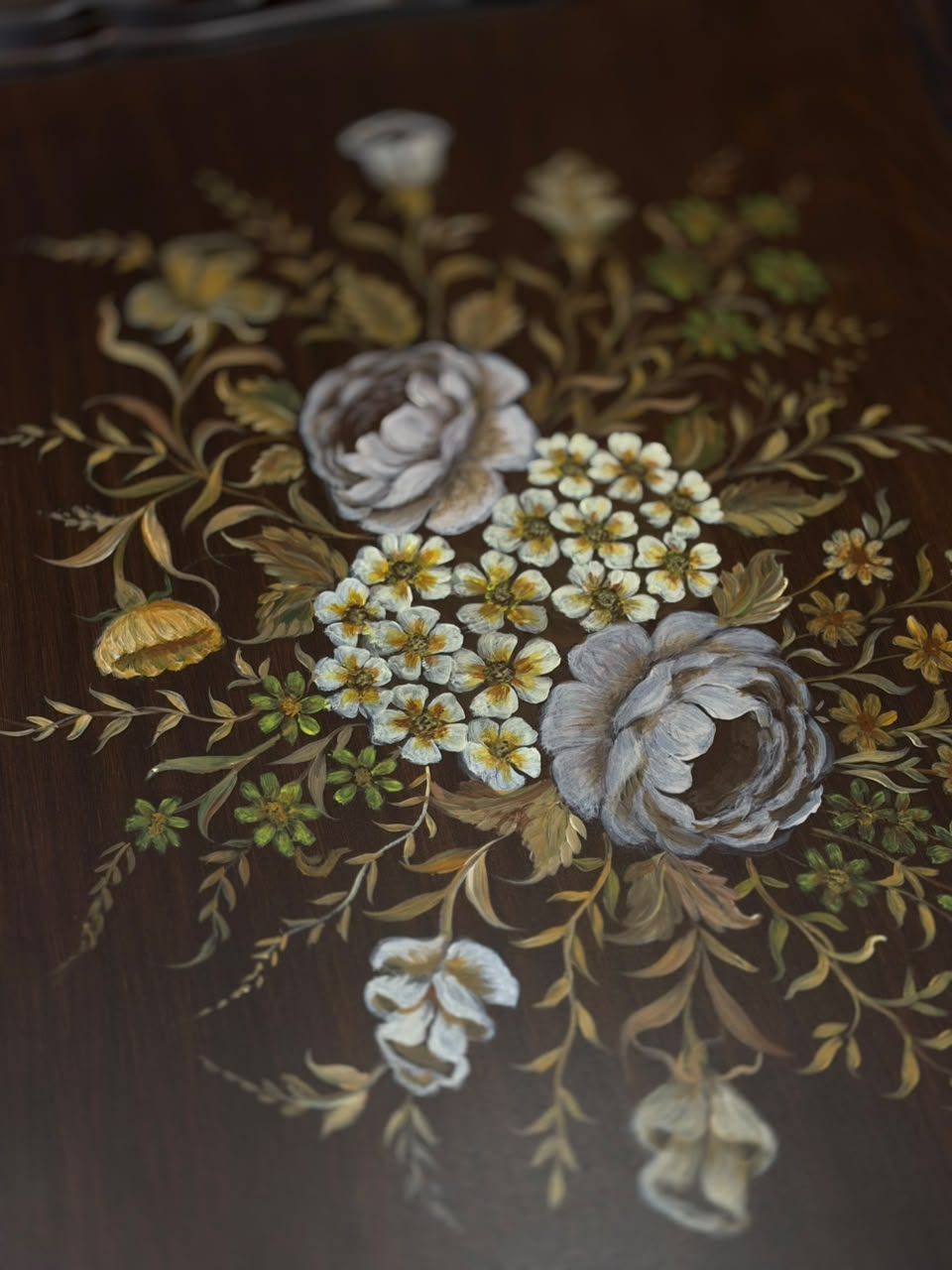 Vintage Floral Nesting Tables