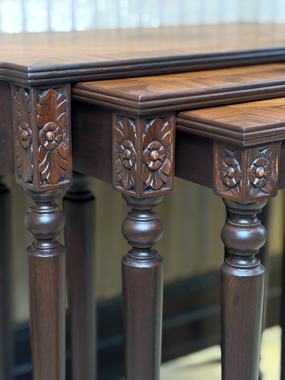 Classic Walnut Nesting Tables