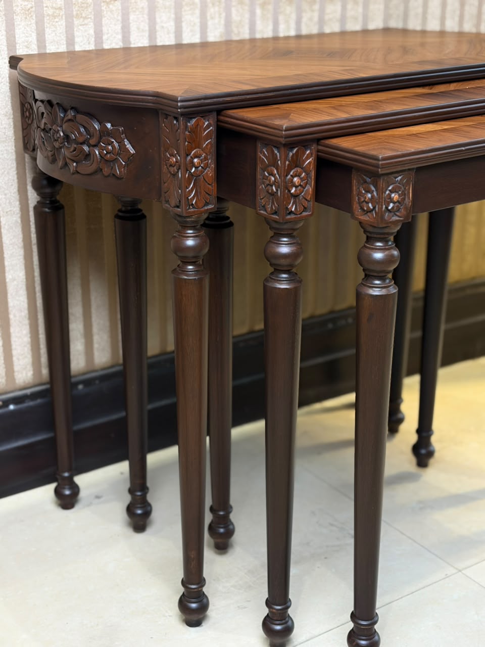 Classic Walnut Nesting Tables
